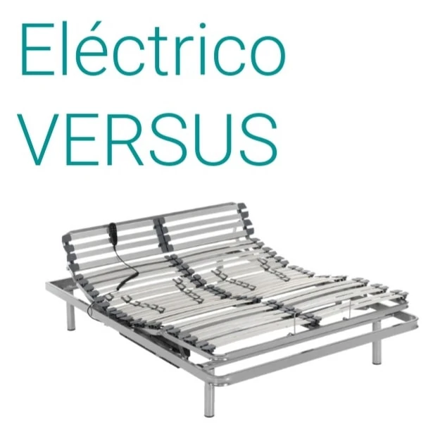 Somier Eléctrico Versus 1 Somier eléctrico articulable fabricado en metal con tubo de 50x20